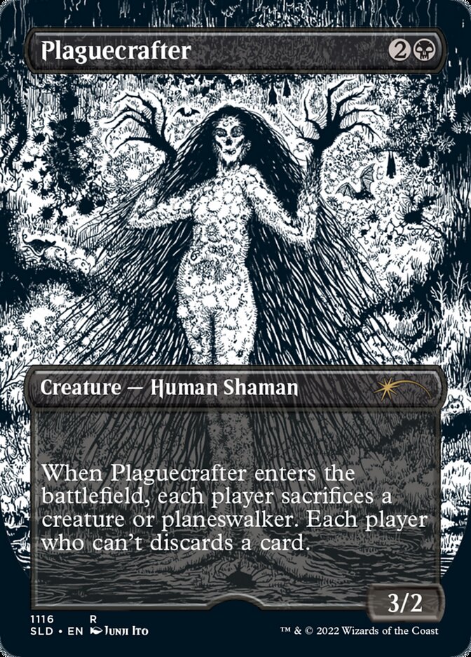 Plaguecrafter (Borderless) [Secret Lair Drop Series] | Cracking-Singles