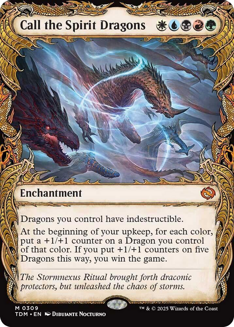 Call the Spirit Dragons (Showcase) [Tarkir: Dragonstorm] | Cracking-Singles