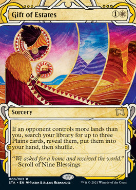 Gift of Estates (Foil Etched) [Strixhaven: Mystical Archive] | Cracking-Singles