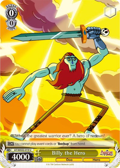 Billy the Hero (AT/WX02-019 U) [Adventure Time] | Cracking-Singles