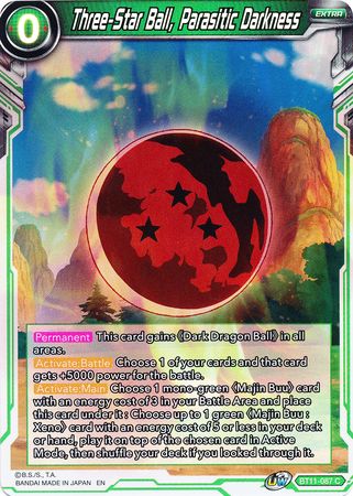 Three-Star Ball, Parasitic Darkness (BT11-087) [Vermilion Bloodline 2nd Edition] | Cracking-Singles