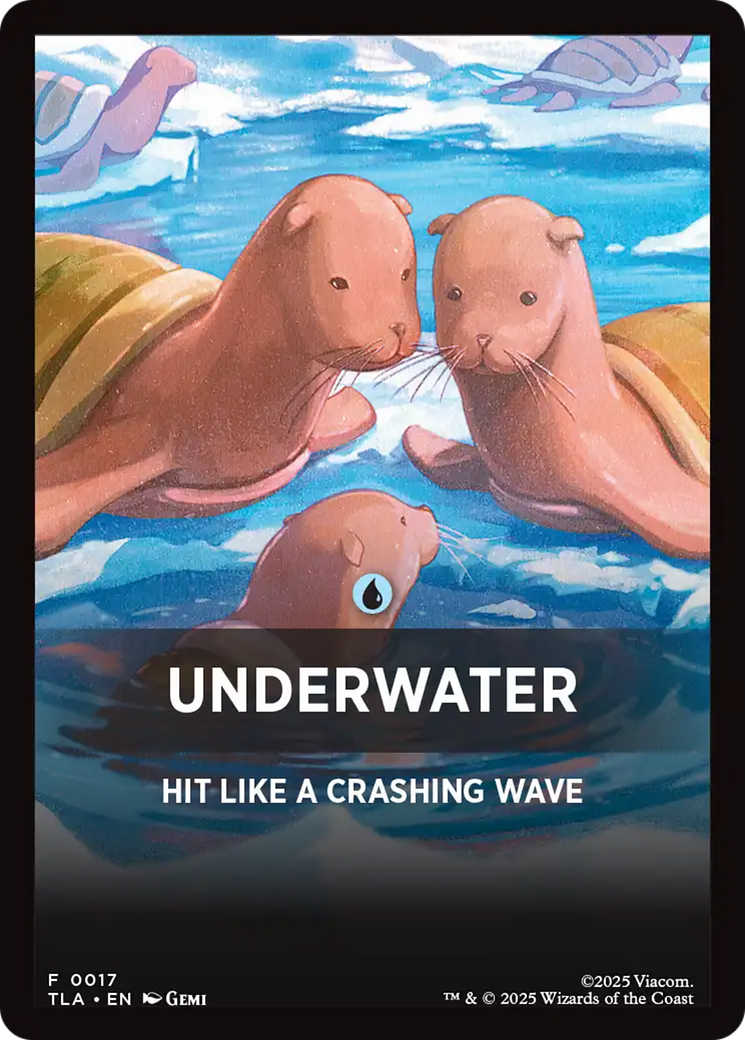 Underwater Theme Card [Avatar: The Last Airbender Tokens] | Cracking-Singles