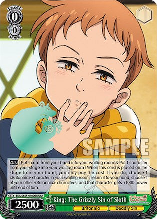 King: The Grizzly Sin of Sloth (DSR) [The Seven Deadly Sins: Revival of The Commandments] | Cracking-Singles