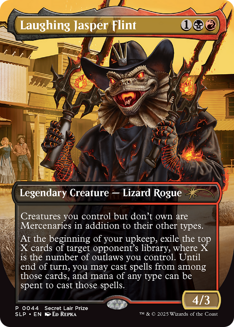 Laughing Jasper Flint [Secret Lair Showdown] | Cracking-Singles