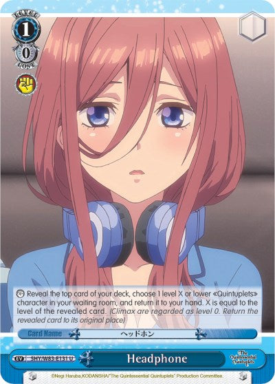 Headphone (5HY/W83-E131 U) [The Quintessential Quintuplets] | Cracking-Singles