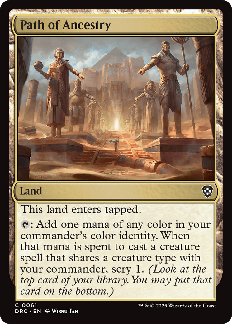 Path of Ancestry [Aetherdrift Commander] | Cracking-Singles