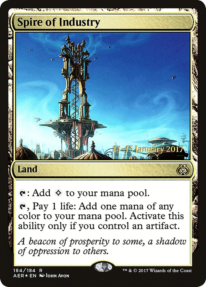 Spire of Industry [Aether Revolt Prerelease Promos] | Cracking-Singles