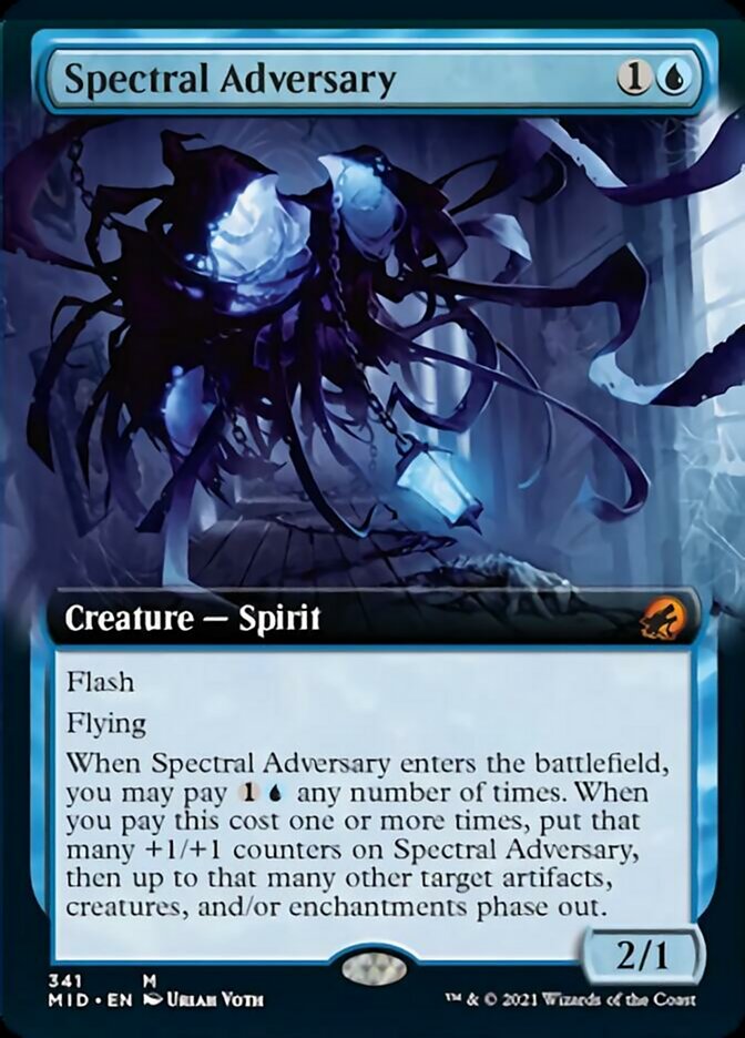 Spectral Adversary (Extended Art) [Innistrad: Midnight Hunt] | Cracking-Singles