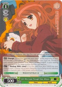Girl Who Leapt Through Time, Mikuru (SY/W08-E031 R) [The Melancholy of Haruhi Suzumiya] | Cracking-Singles