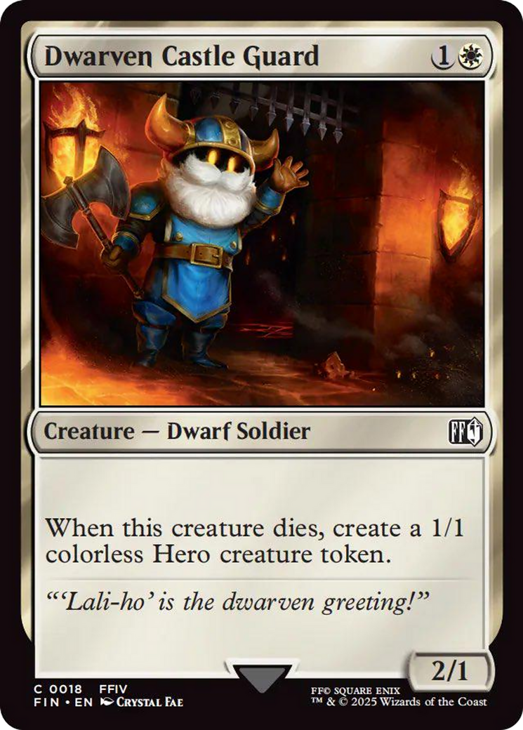 Dwarven Castle Guard [FINAL FANTASY] | Cracking-Singles