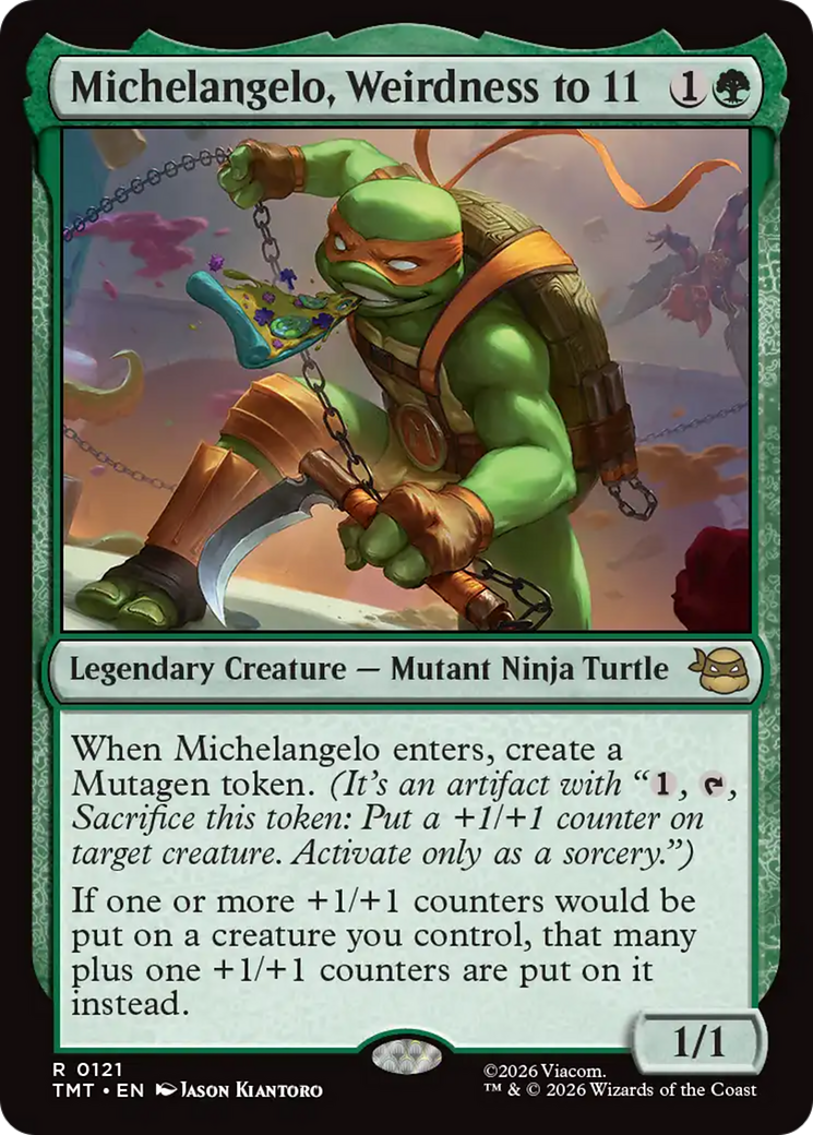 Michelangelo, Weirdness to 11 [Teenage Mutant Ninja Turtles] | Cracking-Singles