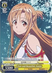 Fair and Beautiful, Asuna (SAO/S20-PE01 PR) (Promo) [Sword Art Online] | Cracking-Singles