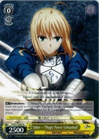 Saber - "Magic Power Unleashed" (FZ/S17-E007 R) [Fate/Zero] | Cracking-Singles