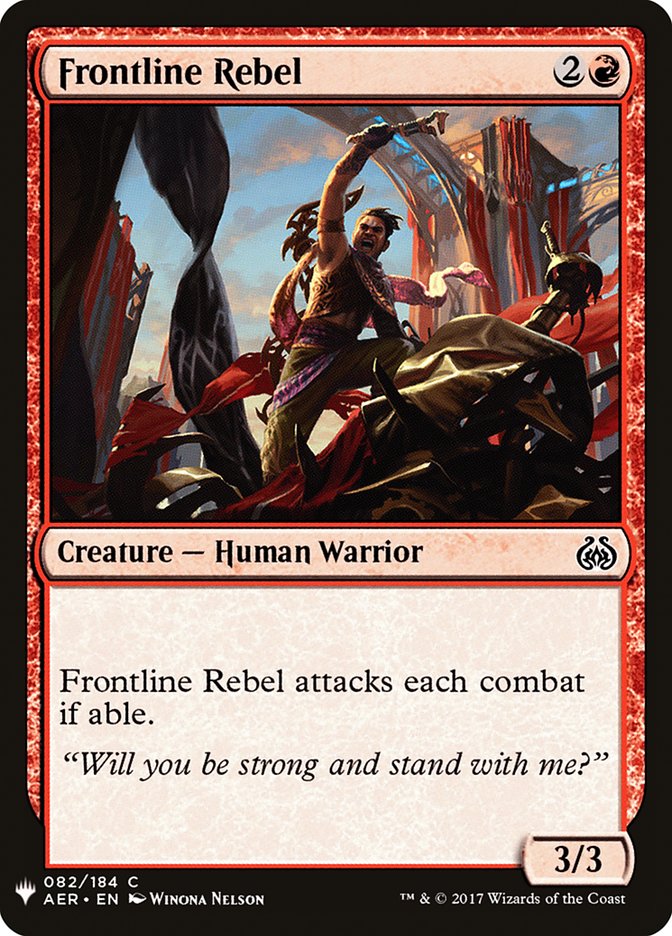 Frontline Rebel [Mystery Booster] | Cracking-Singles