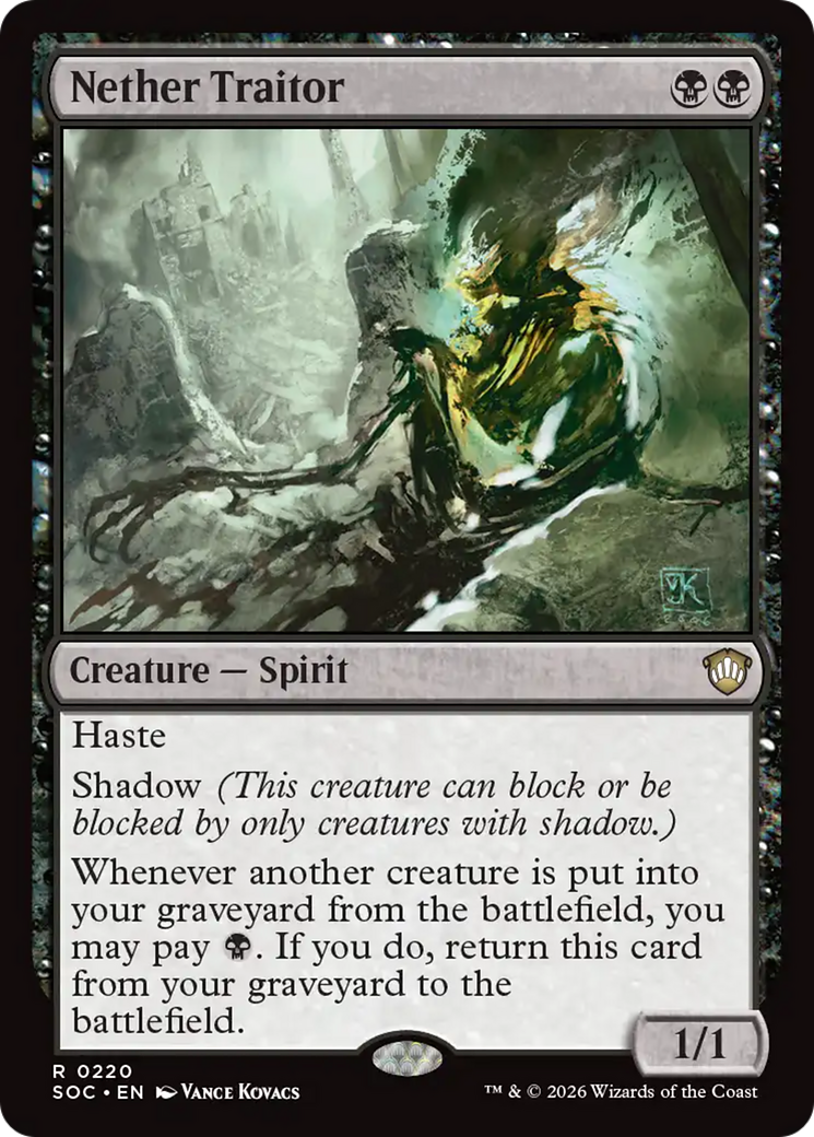 Nether Traitor [Secrets of Strixhaven Commander] | Cracking-Singles