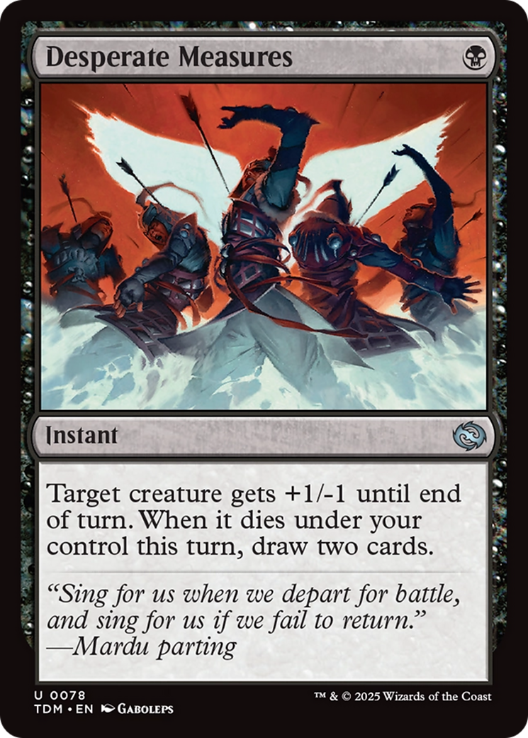 Desperate Measures [Tarkir: Dragonstorm] | Cracking-Singles