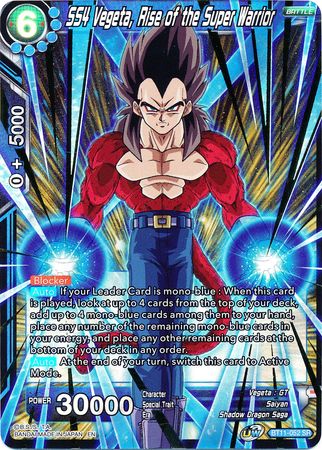 SS4 Vegeta, Rise of the Super Warrior (BT11-052) [Vermilion Bloodline] | Cracking-Singles