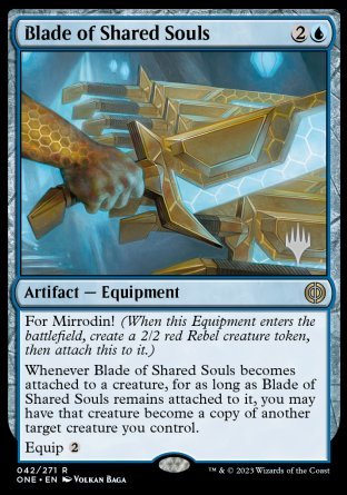 Blade of Shared Souls (Promo Pack) [Phyrexia: All Will Be One Promos] | Cracking-Singles