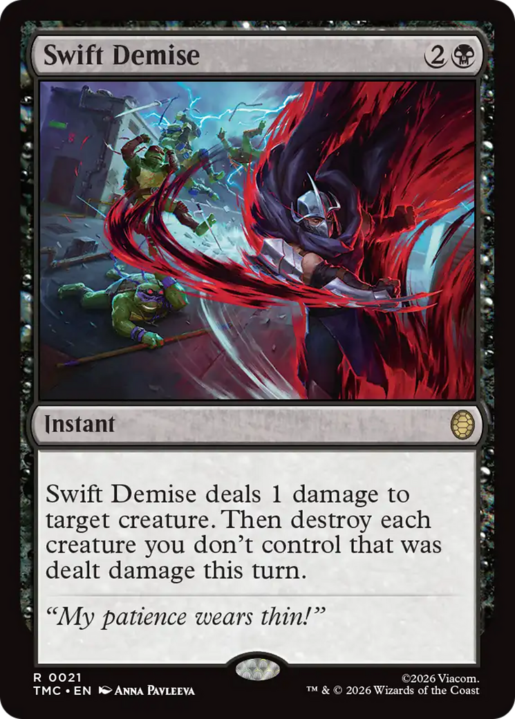Swift Demise [Teenage Mutant Ninja Turtles Commander] | Cracking-Singles