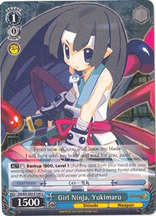 Girl Ninja, Yukimaru (DG/EN-S03-E144 U) [Disgaea] | Cracking-Singles