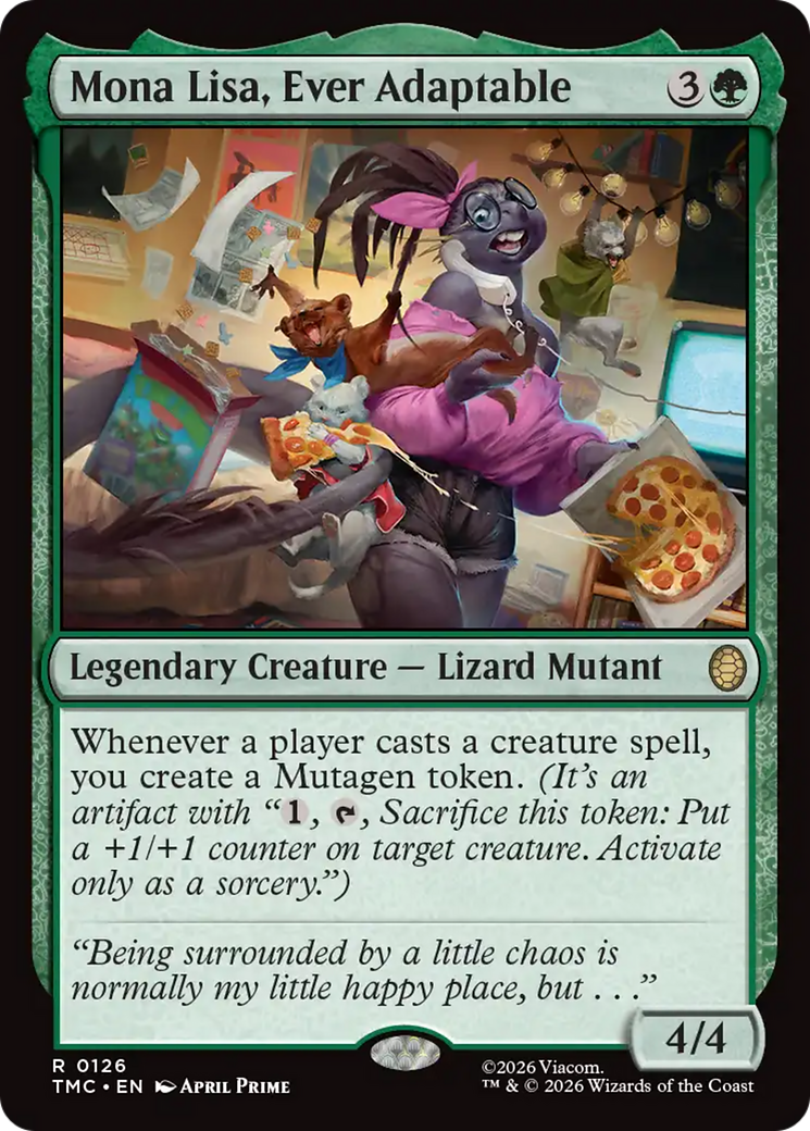 Mona Lisa, Ever Adaptable [Teenage Mutant Ninja Turtles Commander] | Cracking-Singles
