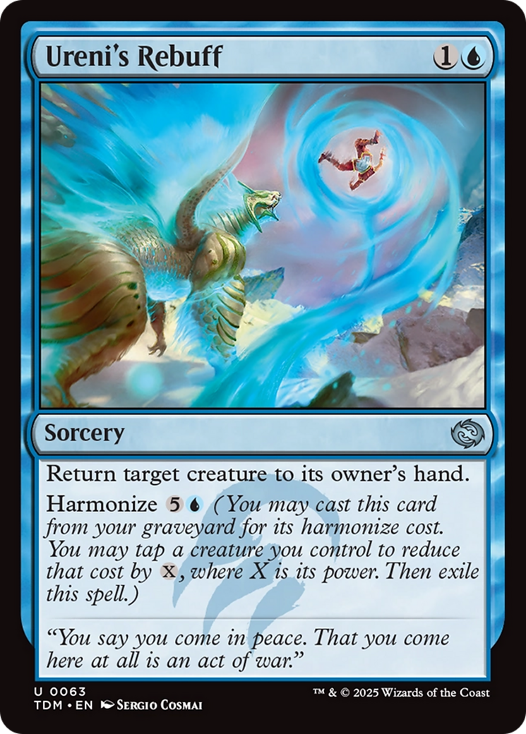 Ureni's Rebuff [Tarkir: Dragonstorm] | Cracking-Singles