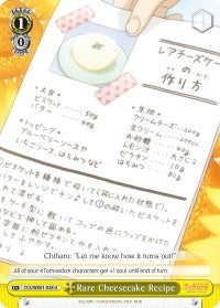 Rare Cheesecake Recipe (CCS/WX01-028 U) [Cardcaptor Sakura: Clear Card] | Cracking-Singles