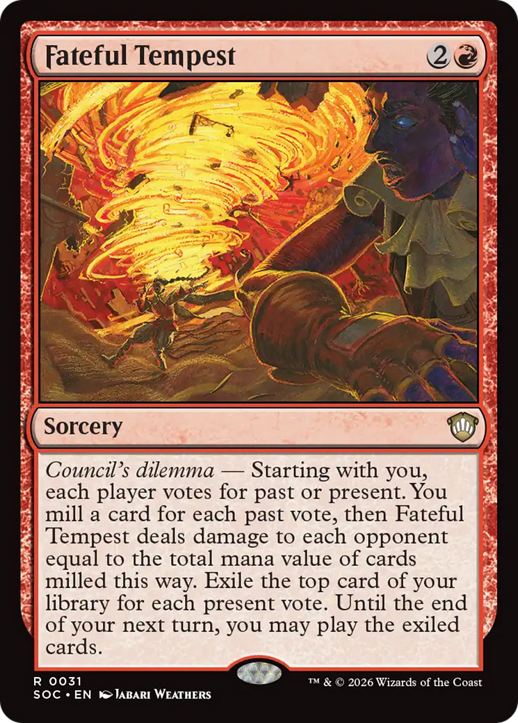 Fateful Tempest [Secrets of Strixhaven Commander] | Cracking-Singles