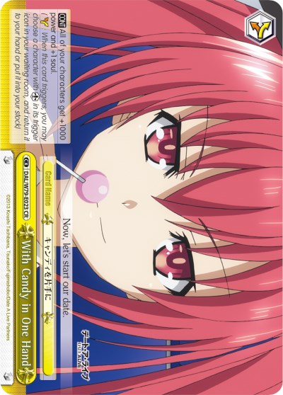 With Candy in One Hand (DAL/W79-E023 CR) [Date A Live] | Cracking-Singles