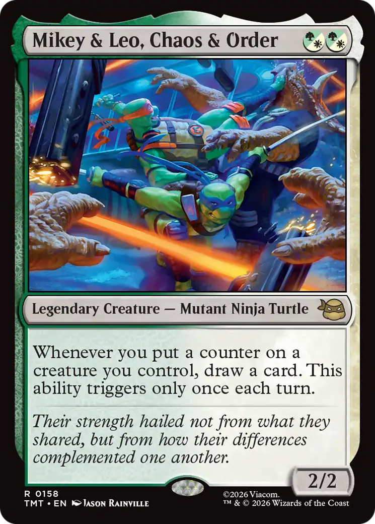 Mikey & Leo, Chaos & Order [Teenage Mutant Ninja Turtles] | Cracking-Singles