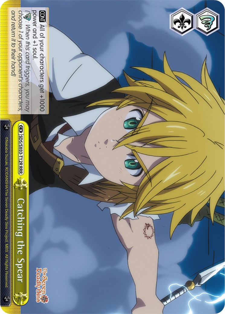 Catching the Spear (SDS/SX03-T12R RRR) [The Seven Deadly Sins] | Cracking-Singles