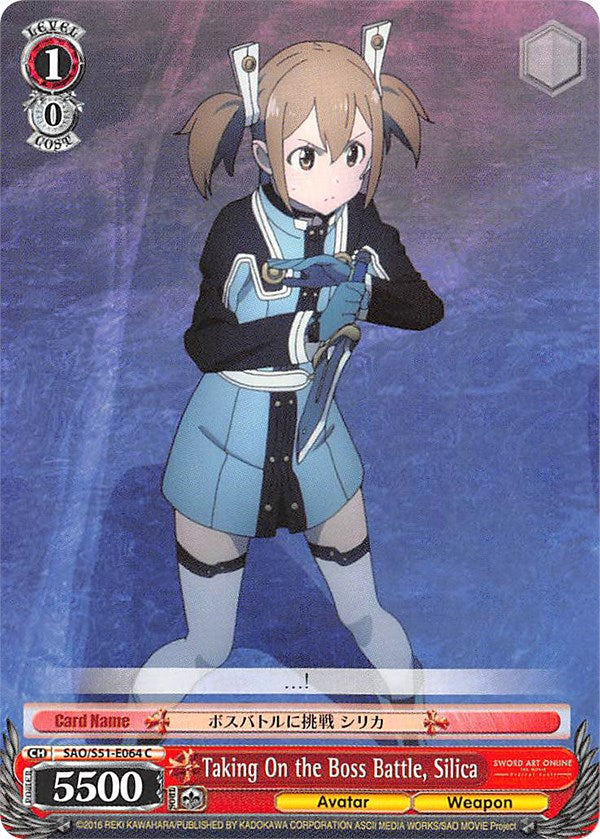 Taking On the Boss Battle, Silica (SAO/S51-E064 C) [Sword Art Online The Movie: -Ordinal Scale-] | Cracking-Singles