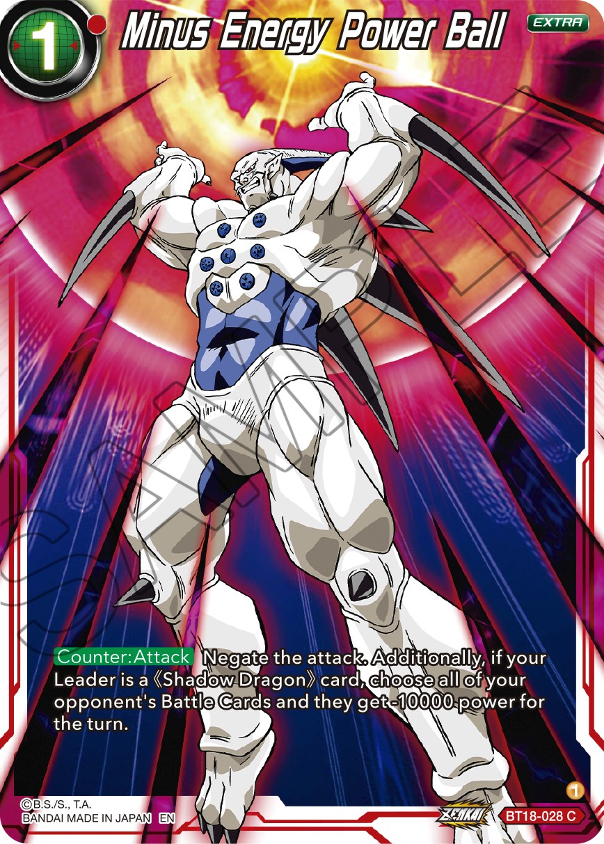Minus Energy Power Ball (BT18-028) [Dawn of the Z-Legends] | Cracking-Singles