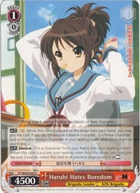 Haruhi Hates Boredom (SY/W08-E060 U) [The Melancholy of Haruhi Suzumiya] | Cracking-Singles