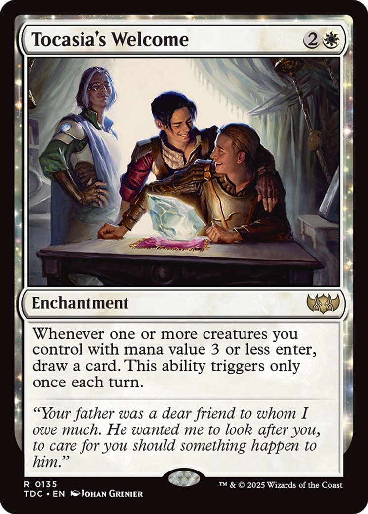 Tocasia's Welcome [Tarkir: Dragonstorm Commander] | Cracking-Singles