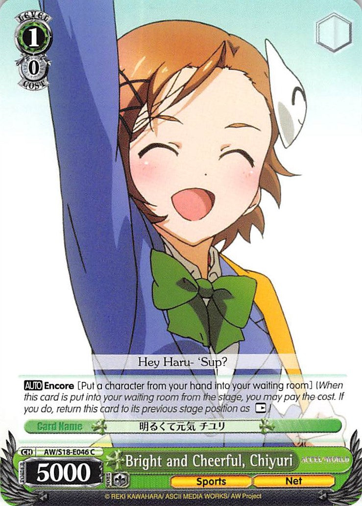 Bright and Cheerful, Chiyuri (AW/S18-E046 C) [Accel World] | Cracking-Singles