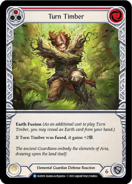 Turn Timber (Red) [OLD019] (Tales of Aria Oldhim Blitz Deck)  1st Edition Normal | Cracking-Singles