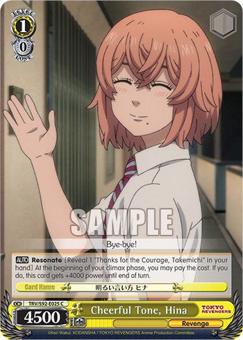 Cheerful Tone, Hina (TRV/S92-E025 C) [Tokyo Revengers] | Cracking-Singles