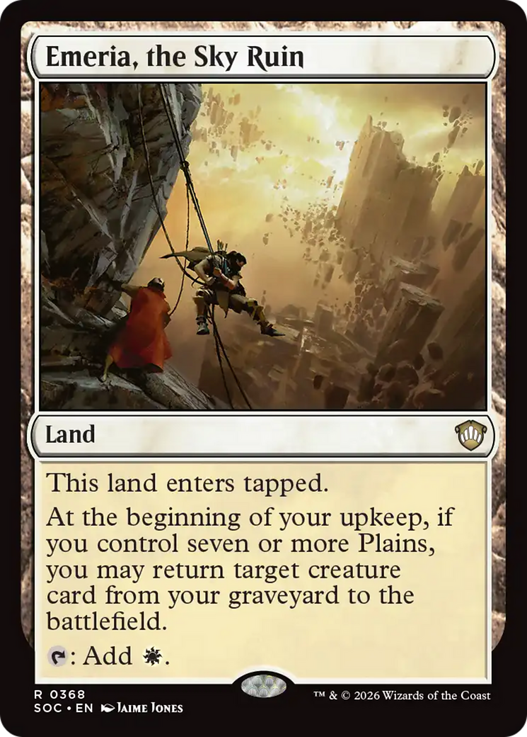 Emeria, the Sky Ruin [Secrets of Strixhaven Commander] | Cracking-Singles