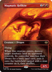 Magmatic Hellkite (Borderless) [Tarkir: Dragonstorm] | Cracking-Singles