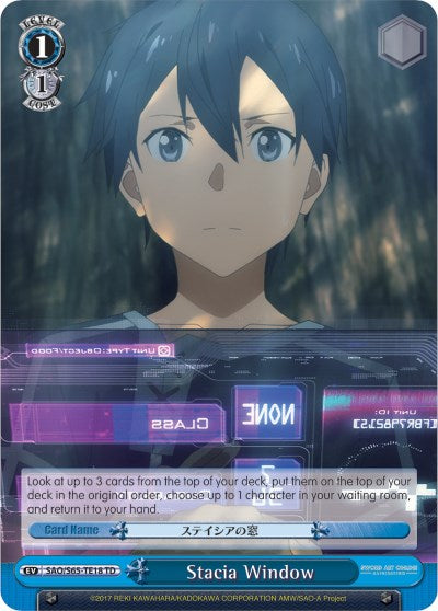 Stacia Window (SAO/S65-TE18 TD) [Sword Art Online -Alicization-] | Cracking-Singles