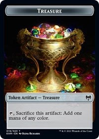Treasure // Bear Double-Sided Token [Kaldheim Tokens] | Cracking-Singles