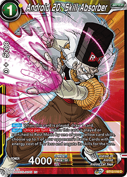 Android 20, Skill Absorber (Common) (BT13-116) [Supreme Rivalry] | Cracking-Singles