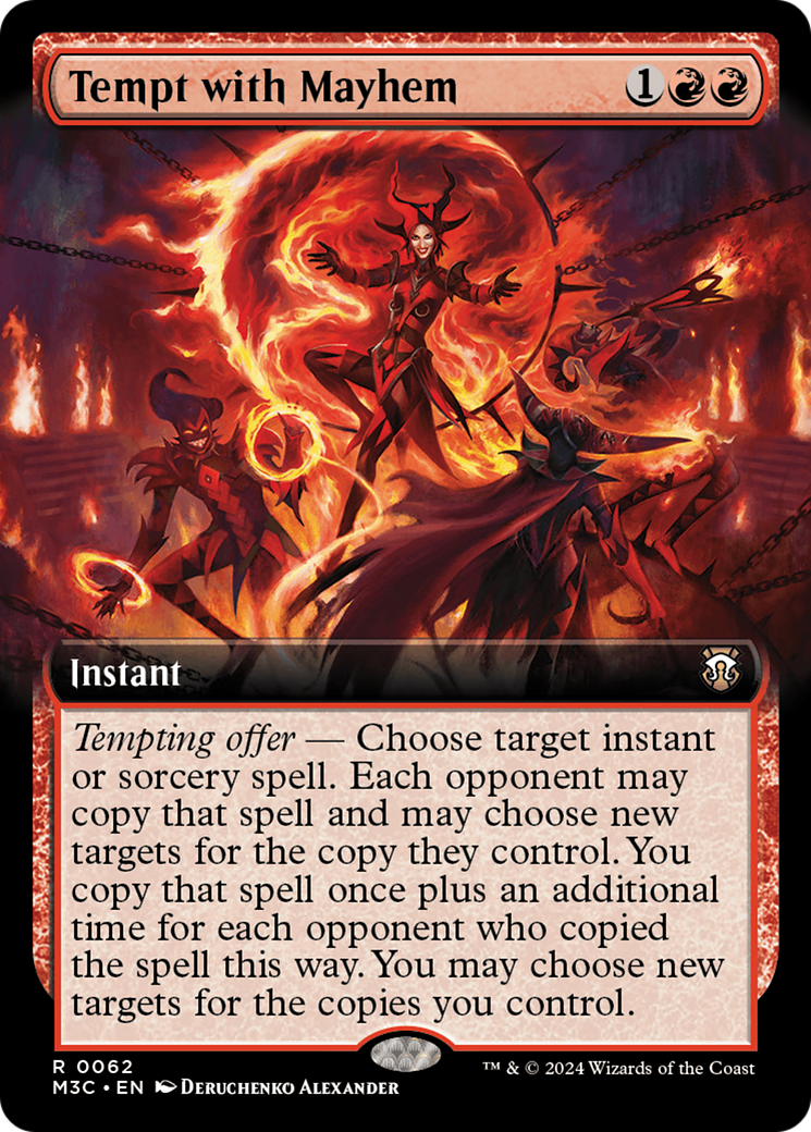 Tempt with Mayhem (Extended Art) [Modern Horizons 3 Commander] | Cracking-Singles
