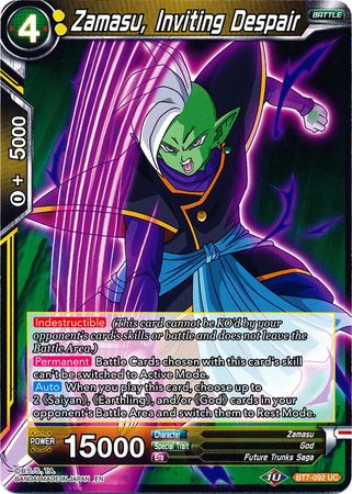 Zamasu, Inviting Despair (BT7-092) [Assault of the Saiyans] | Cracking-Singles