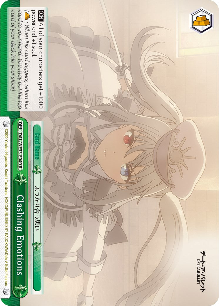 Clashing Emotions (DAL/WE33-E049 R) [Date A Bullet] | Cracking-Singles