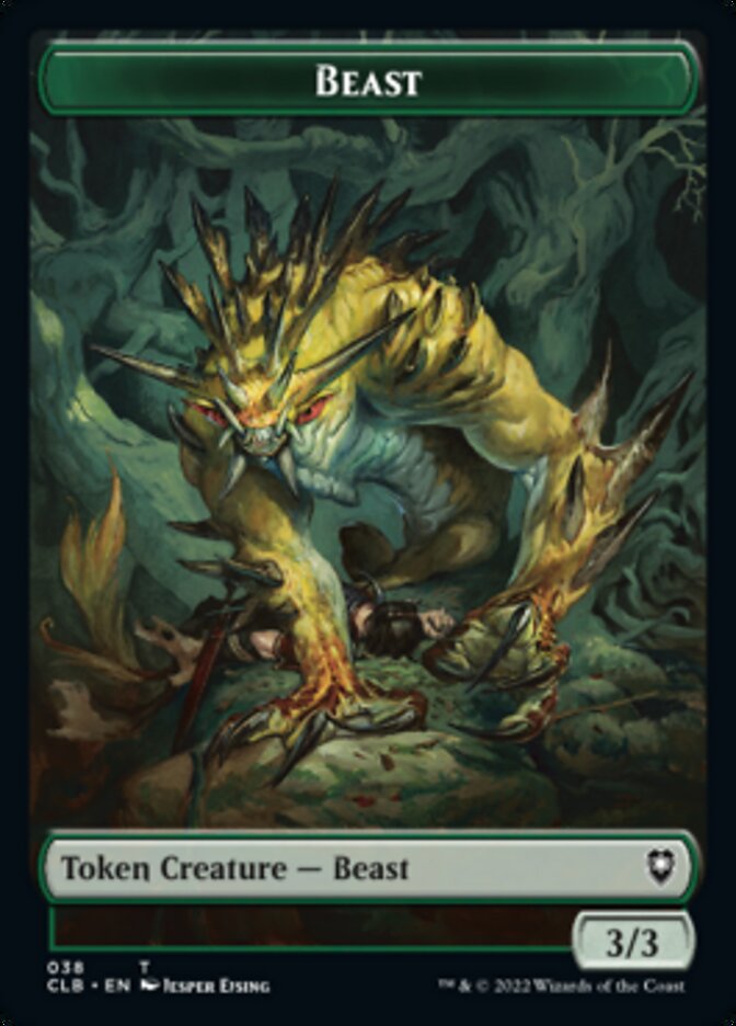 Satyr // Beast Double-Sided Token [Commander Legends: Battle for Baldur's Gate Tokens] | Cracking-Singles