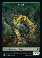 Satyr // Beast Double-Sided Token [Commander Legends: Battle for Baldur's Gate Tokens] | Cracking-Singles