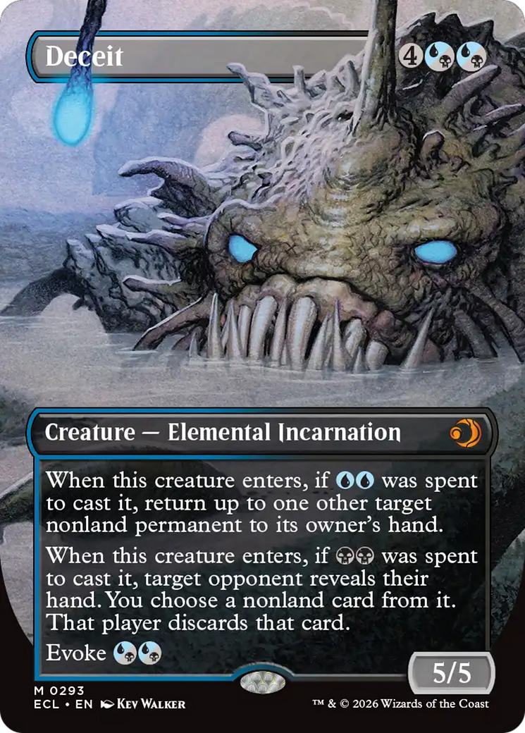 Deceit (Borderless) [Lorwyn Eclipsed] | Cracking-Singles