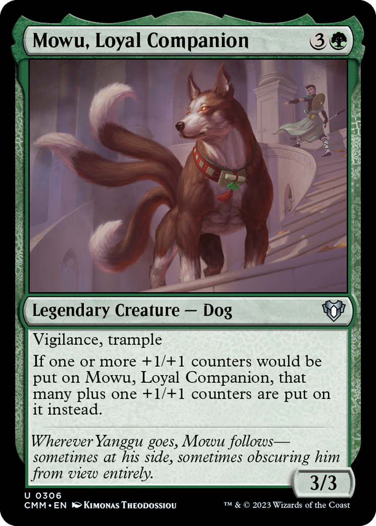 Mowu, Loyal Companion [Commander Masters] | Cracking-Singles